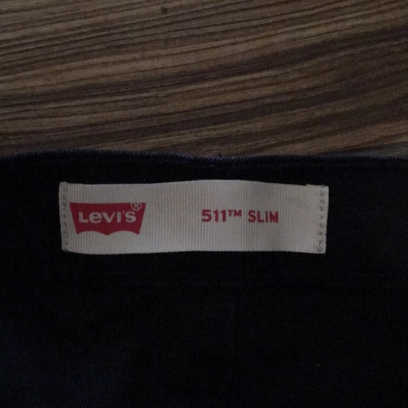 Levis 511 Slim Black Jeans 29”x29” - Picture 4 of 5